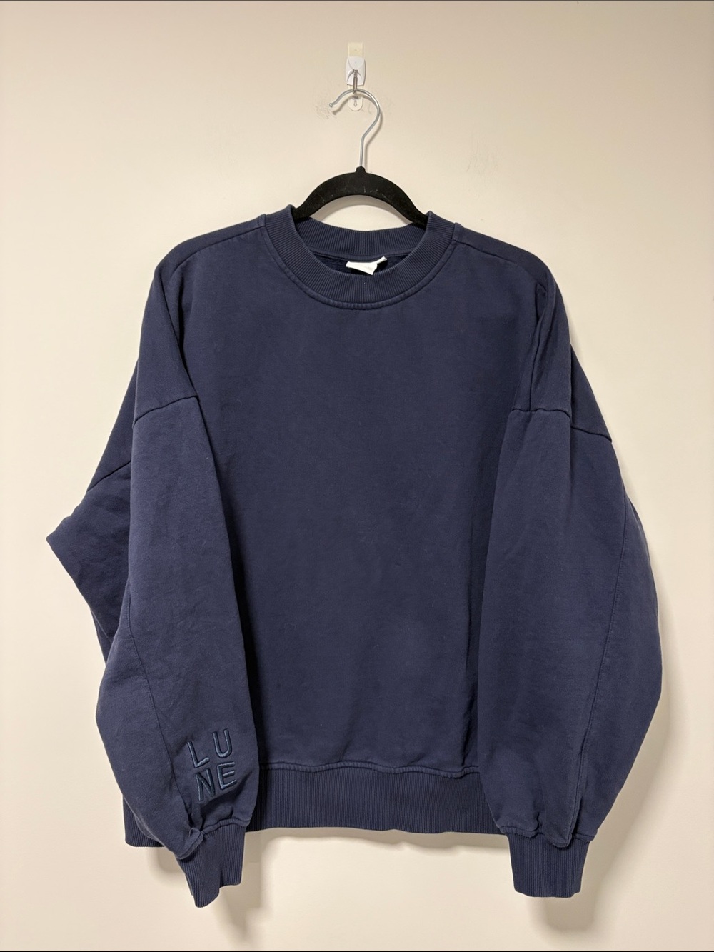 Lune Active Navy Crewneck Sweatshirt Oversized